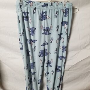 Disney Light Blue Stitch Allover Print Pajama Pants